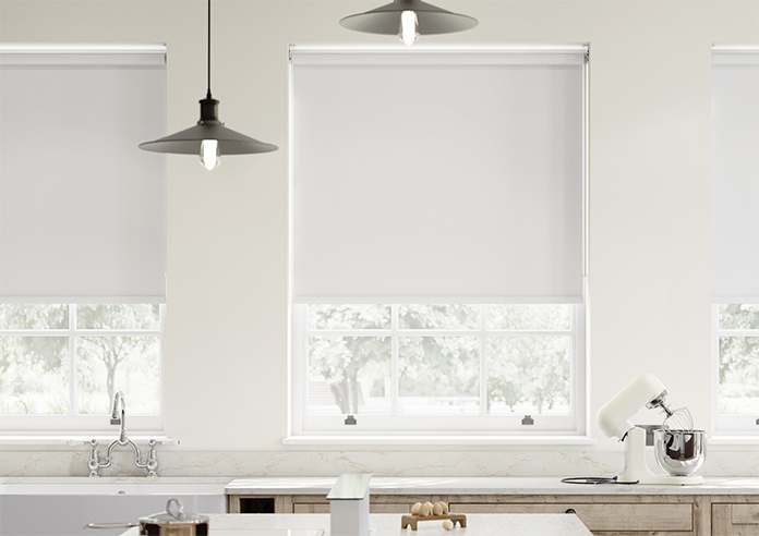 Oceana (Blackout), Moonlit Grey - Roller Blind - Image 3